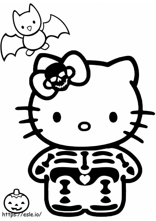  Hello Kitty Skeleton