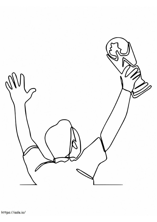 Trophy 2 coloring page