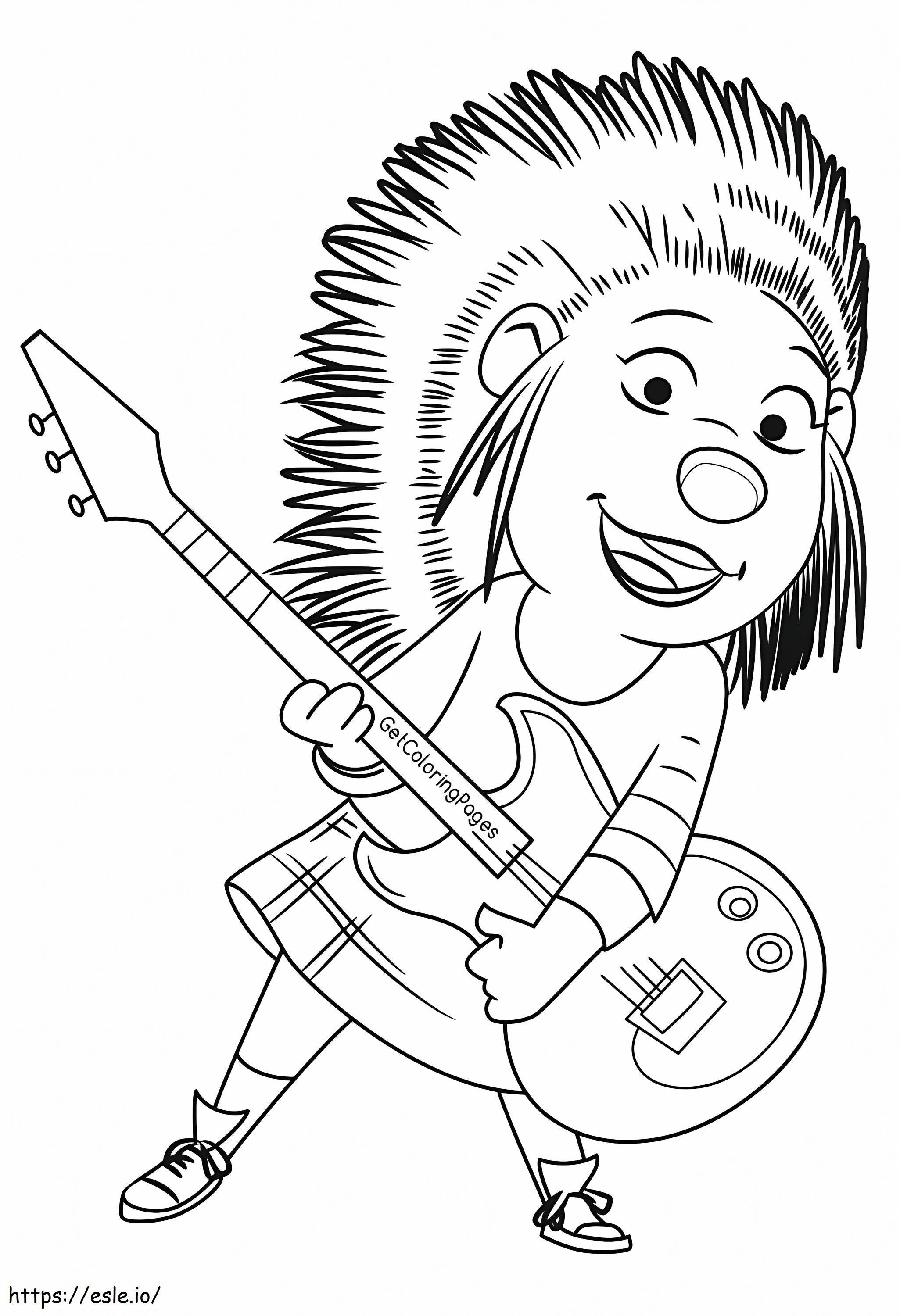 Ash From Sing Movie coloring page