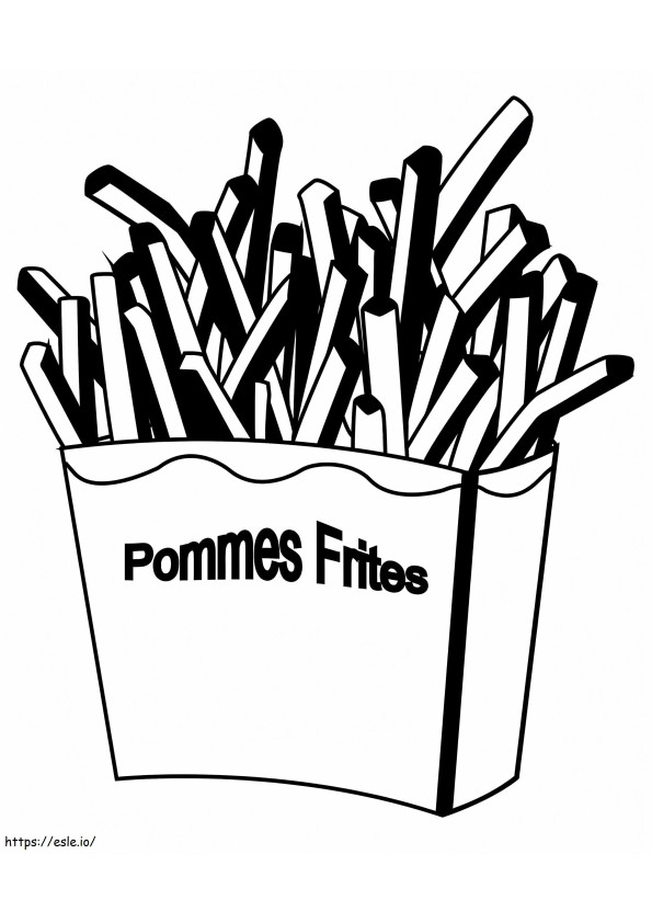 Patatas fritas belgas