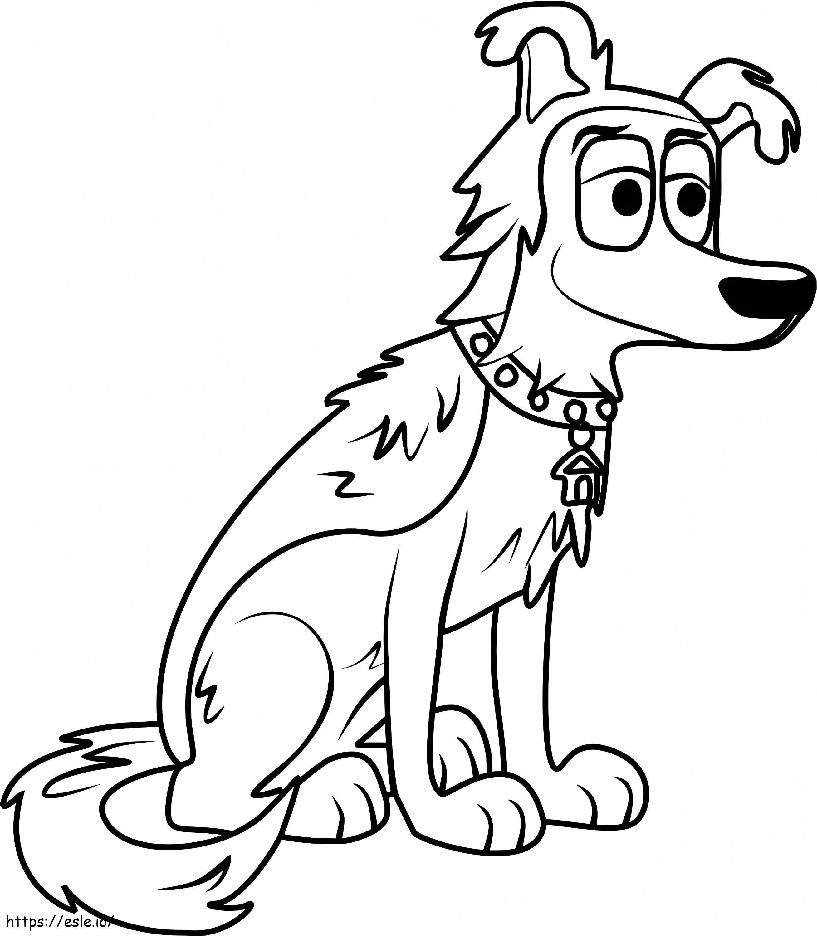 Lucky From Pound Puppies coloring page