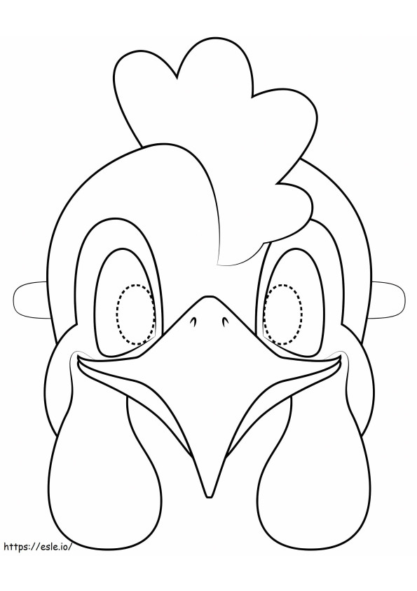  Maschera Di Gallo A4