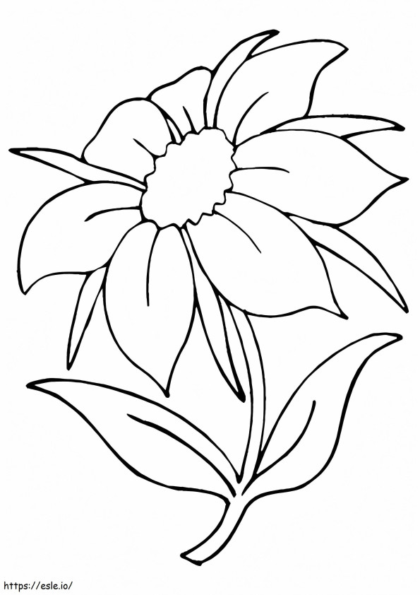 The Jasmine A4 coloring page