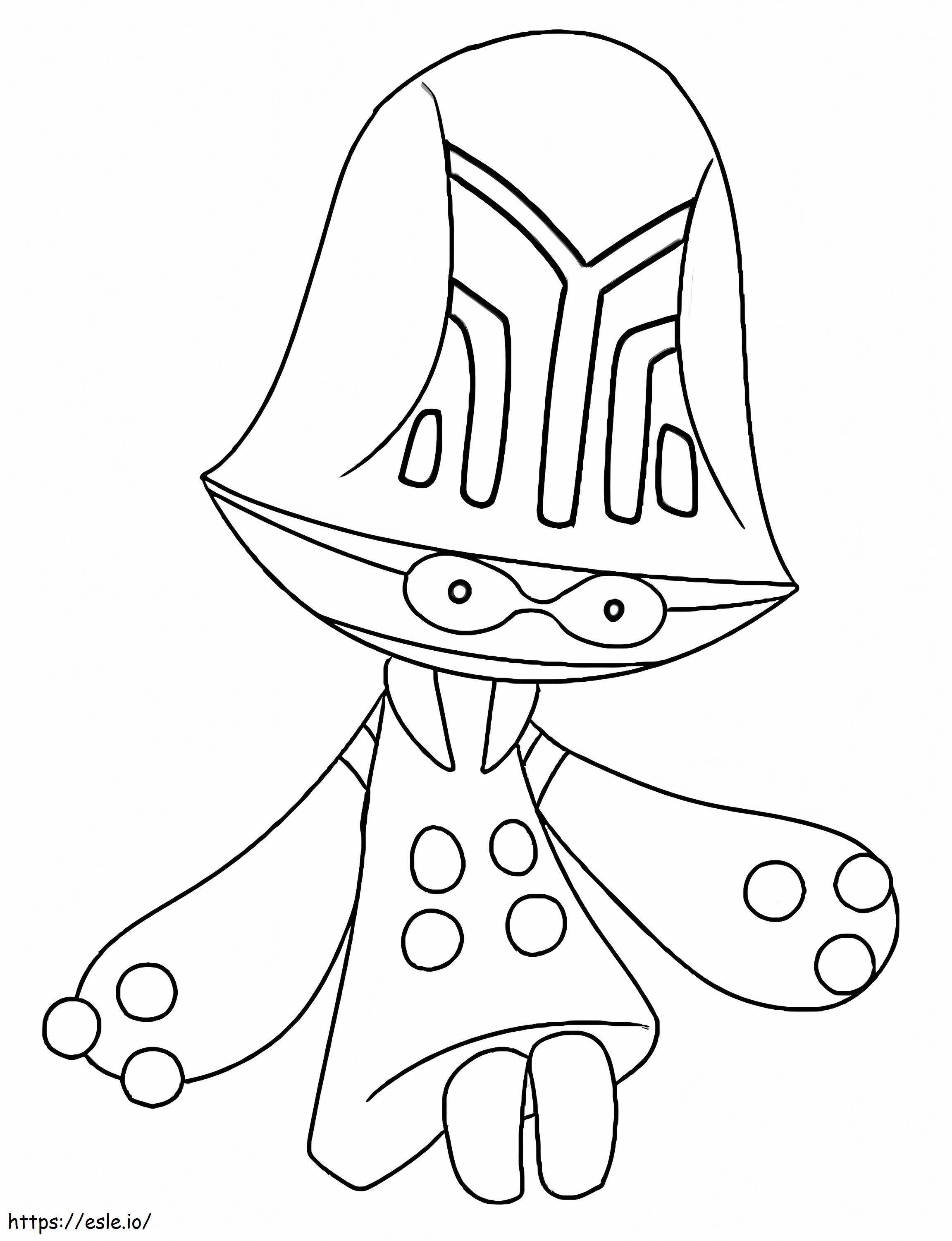 Beheeyem Pokemon 2 Coloring Page - Free Printable
