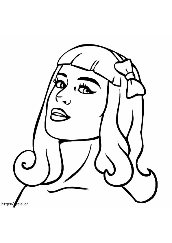 Free Printable Katy Perry coloring page