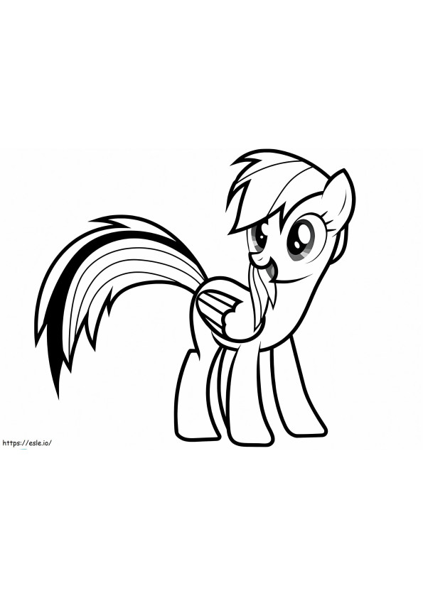 Rainbow Dash Happy
