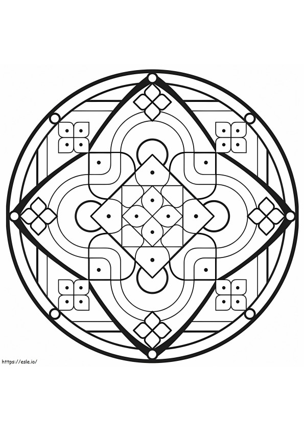 Bloemenmandala 19