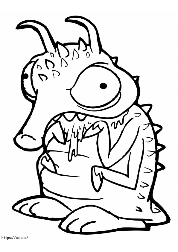 Skweevil The Trash Pack coloring page
