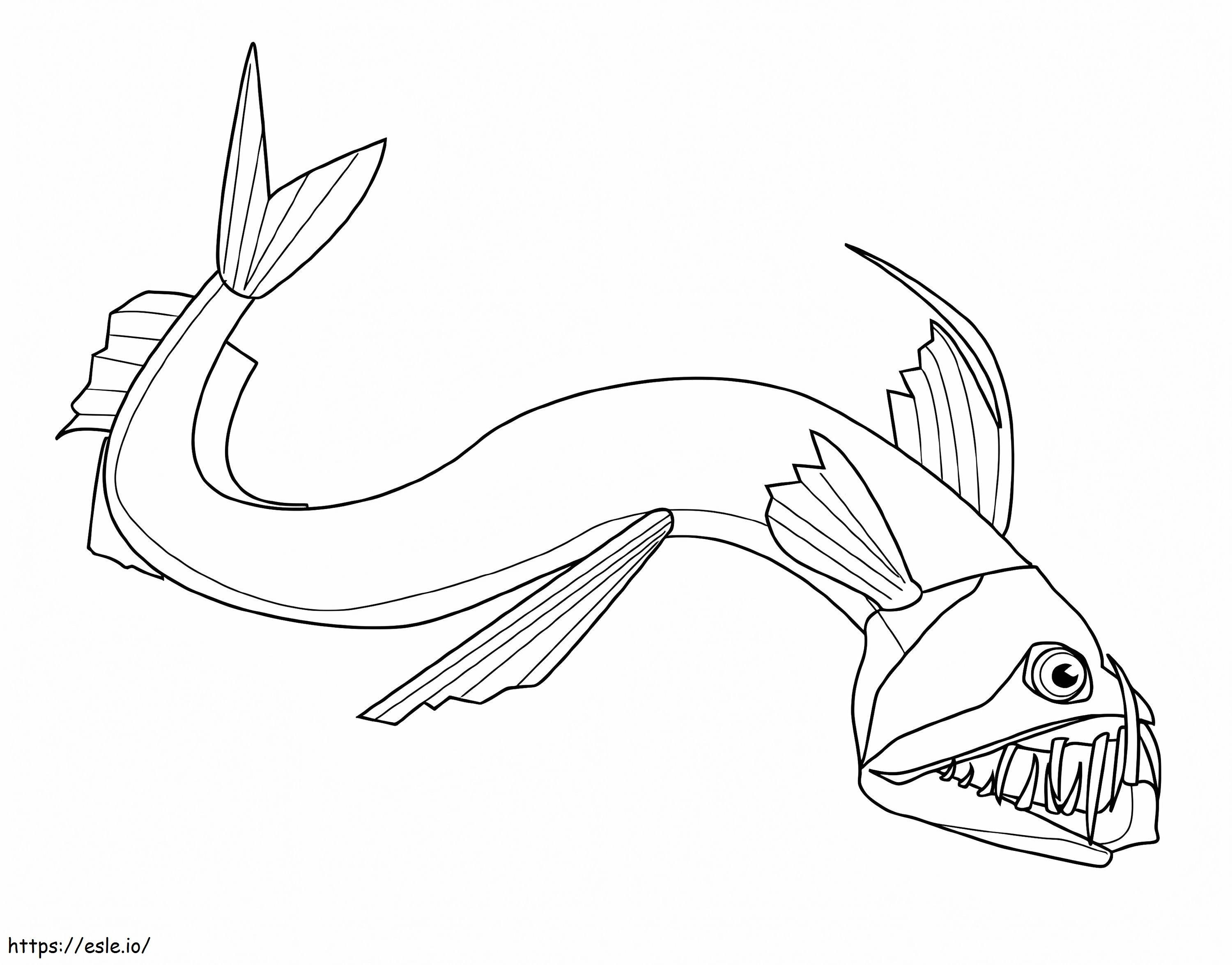 Normal Viperfish coloring page