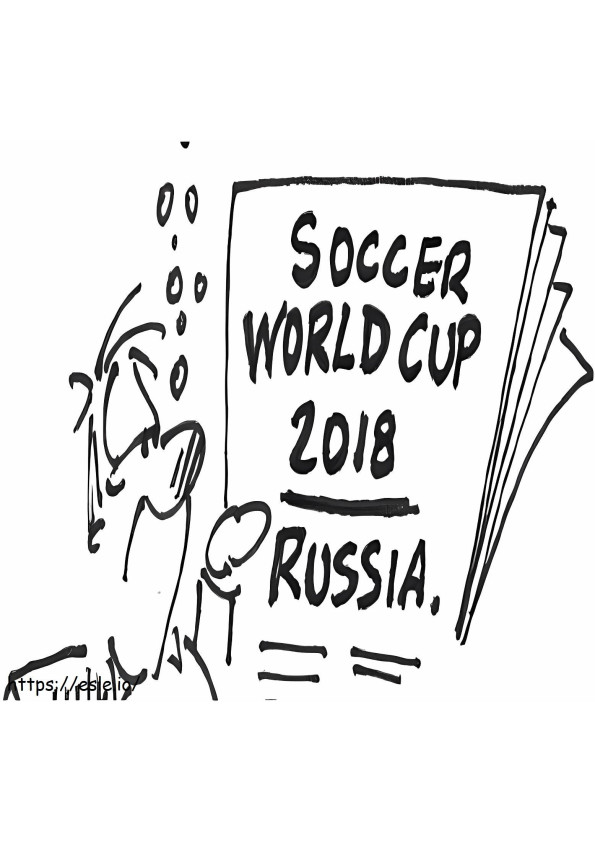  Wodka en WK 2018 kleurplaat