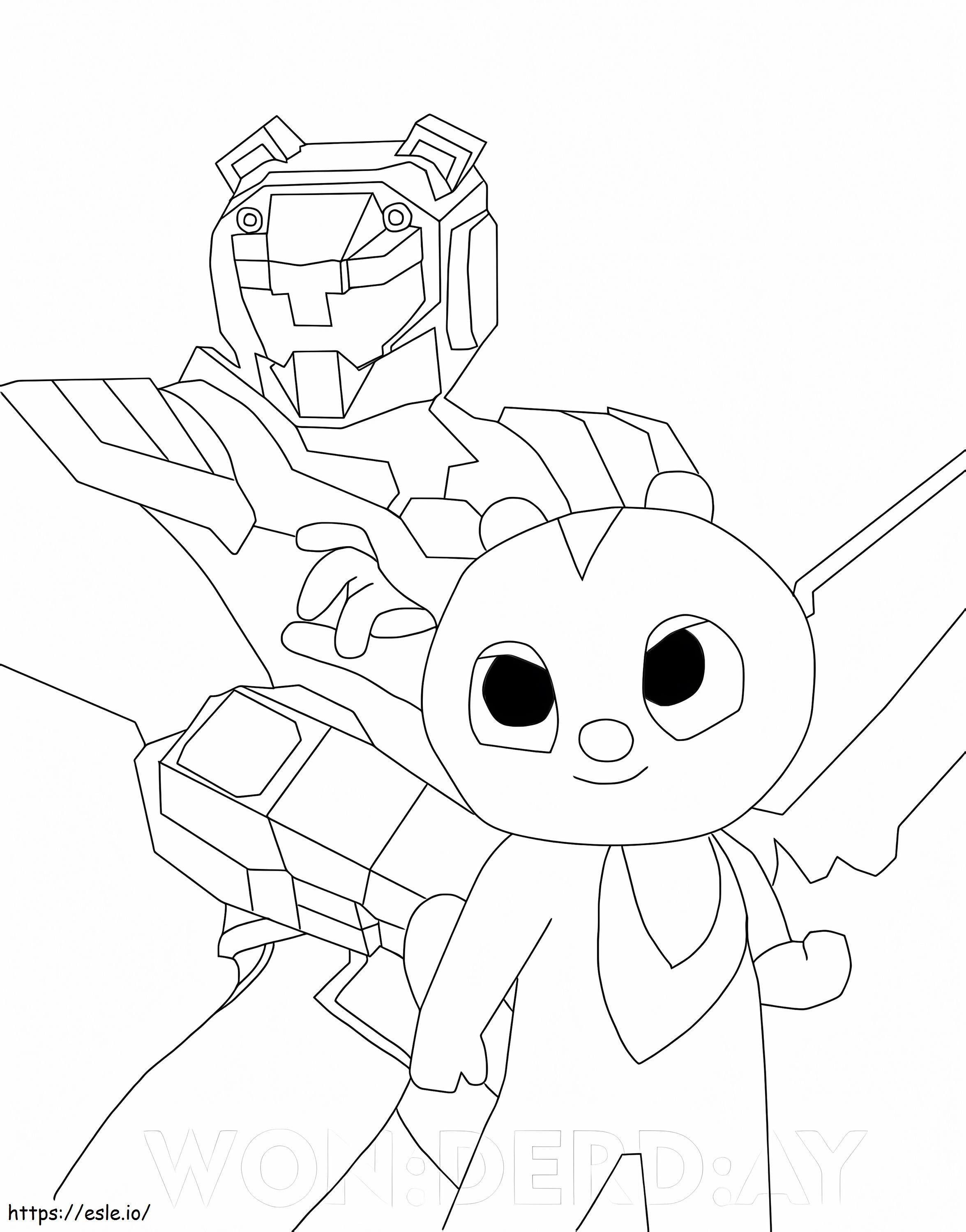 Max From Miniforce coloring page