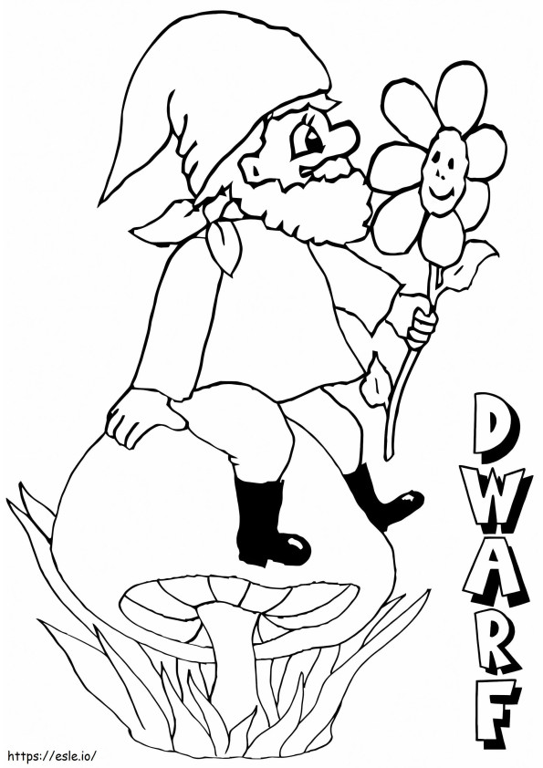 Little Dwarf coloring page