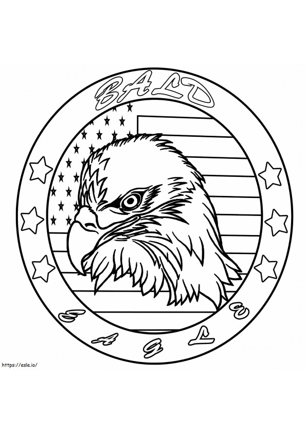 Adler-Symbol ausmalbilder