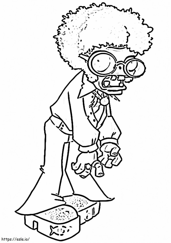 Zombie Dance coloring page