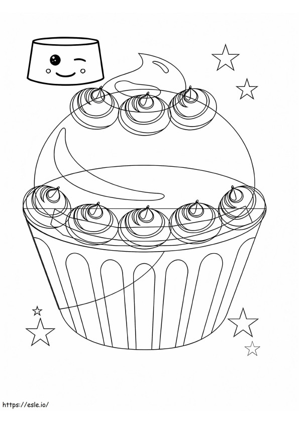 Sweet Transparent Cupcake