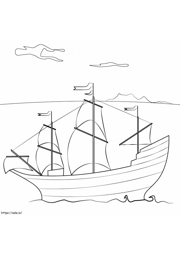 Mayflower 2 ausmalbilder