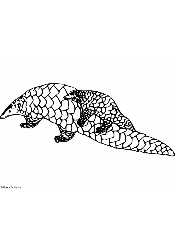 Äiti ja vauva Pangolin