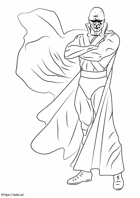 Cool Martian Manhunter coloring page