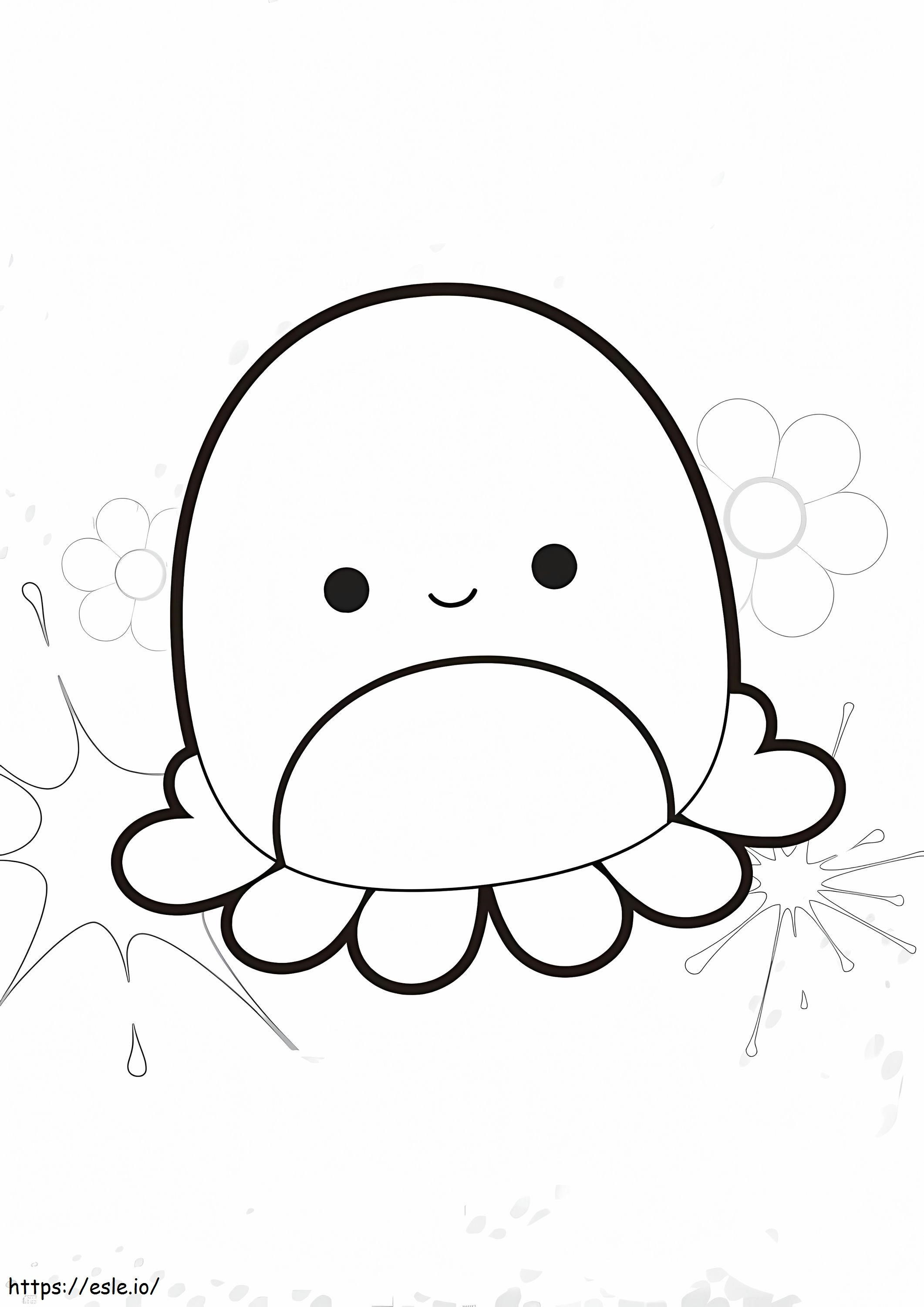 Veronica Squishmallows coloring page