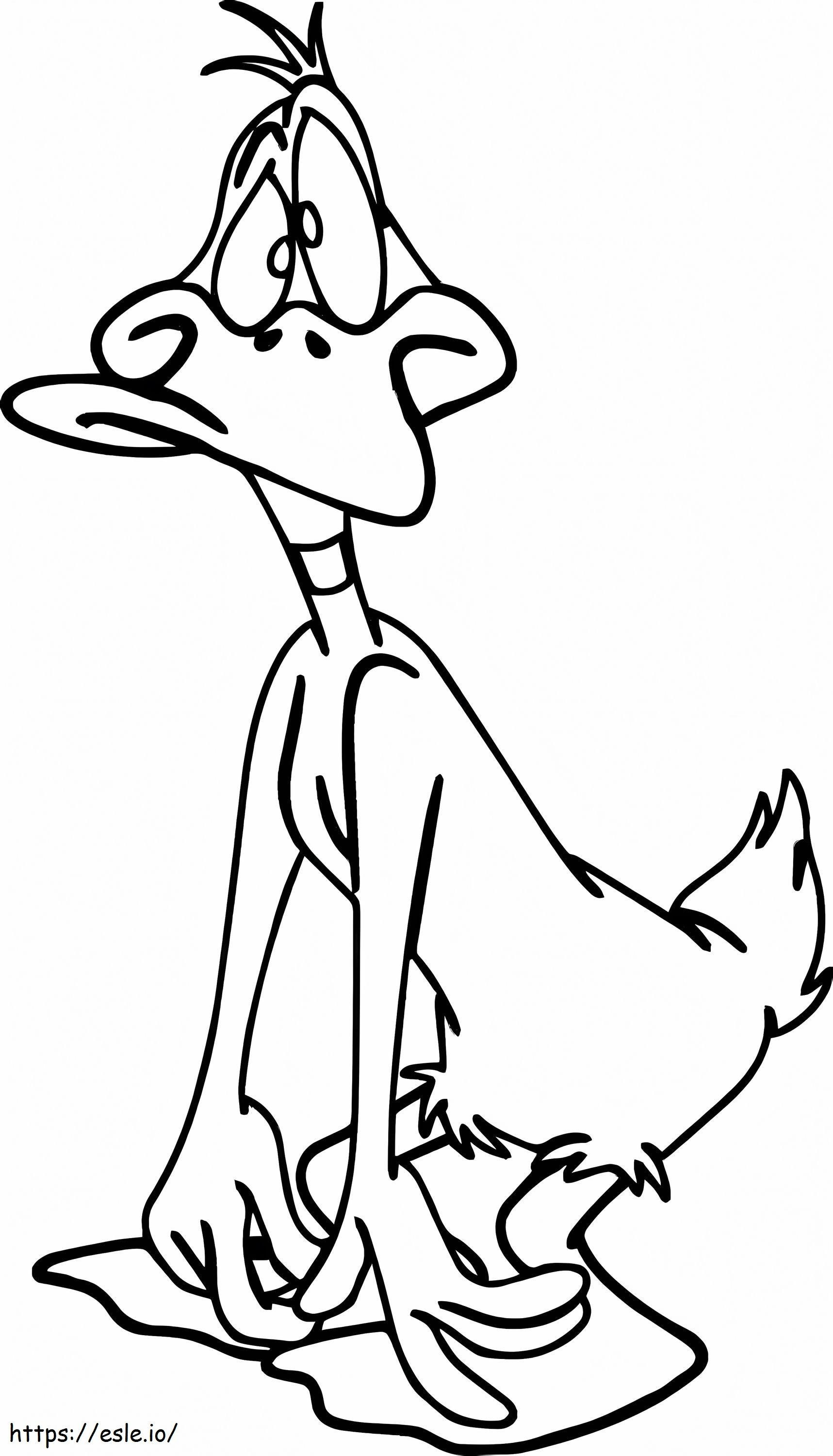 Stupid Daffy Duck coloring page