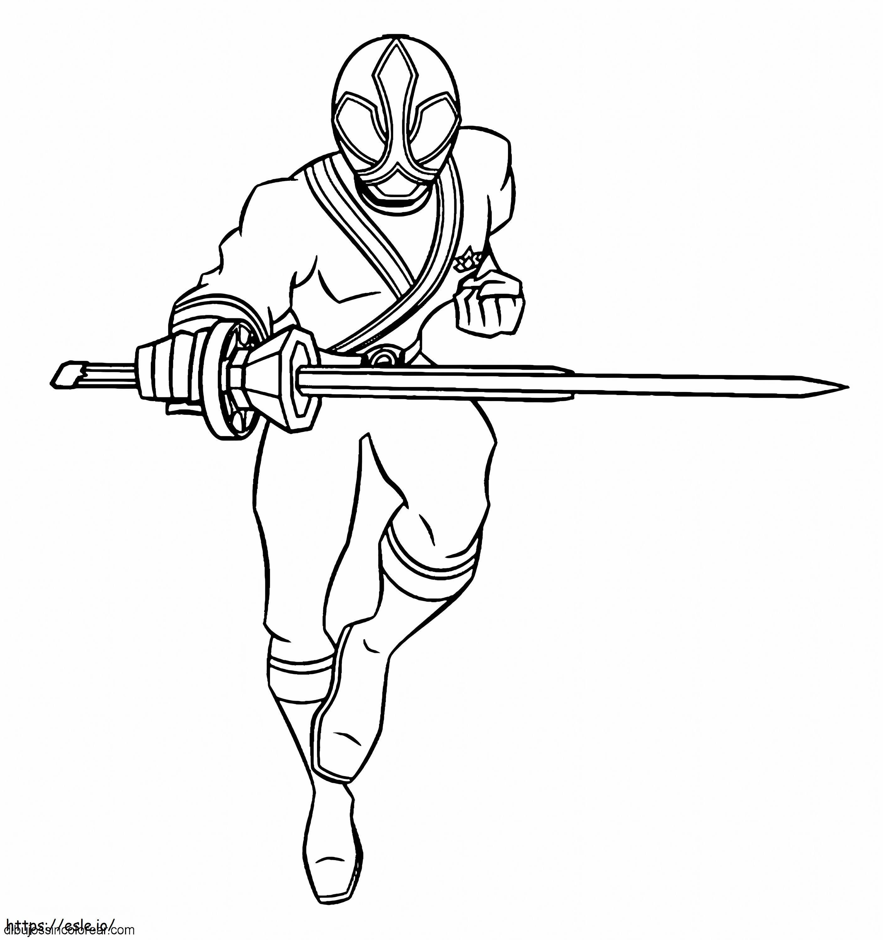  Desenhos De Personagens Power Rangers Samurai Para Colorir 10 para colorir