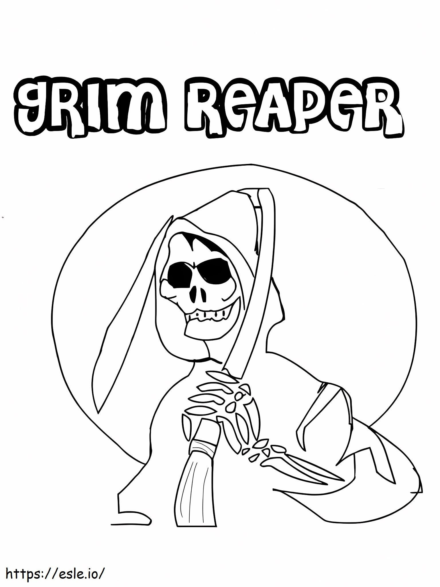 Grim Reaper 5 para colorir