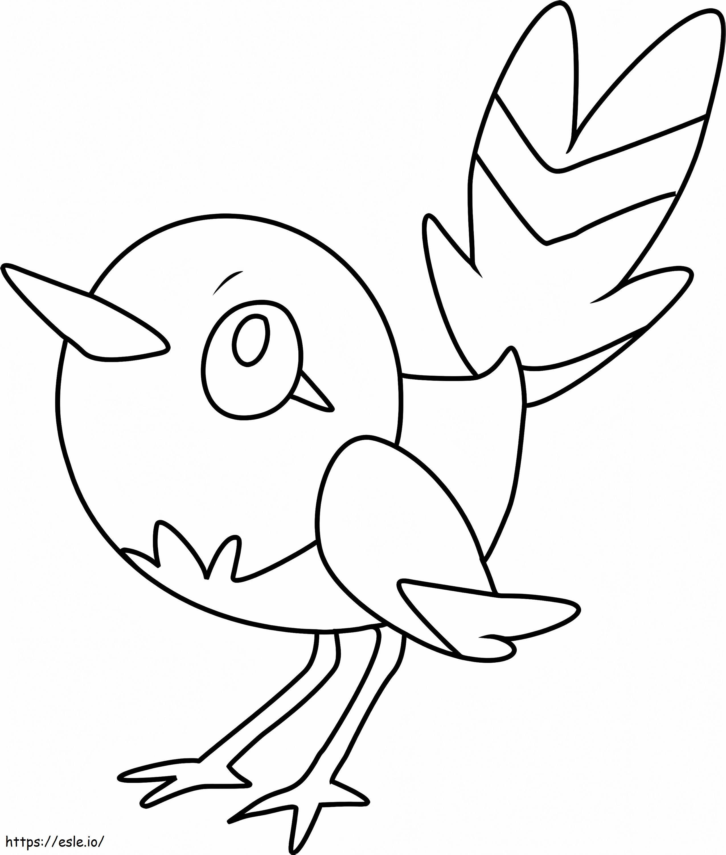 fletchinder coloring page hard pokemon