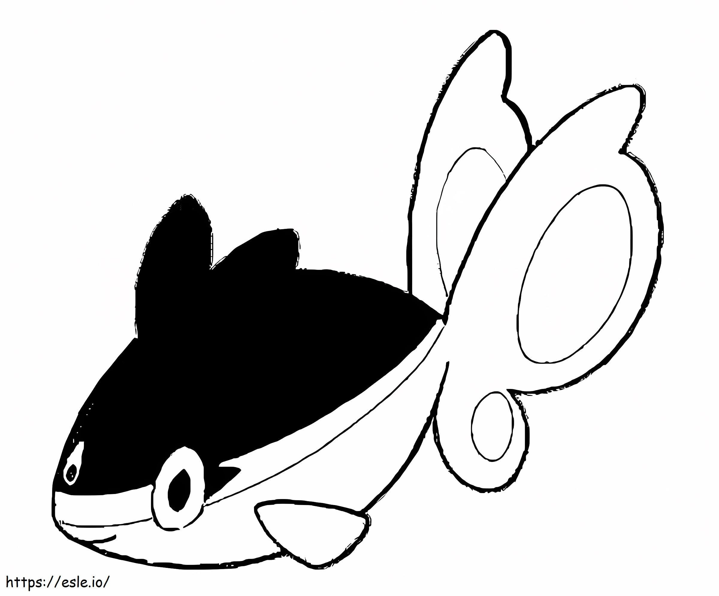 Pokemon Finneon para impressão para colorir