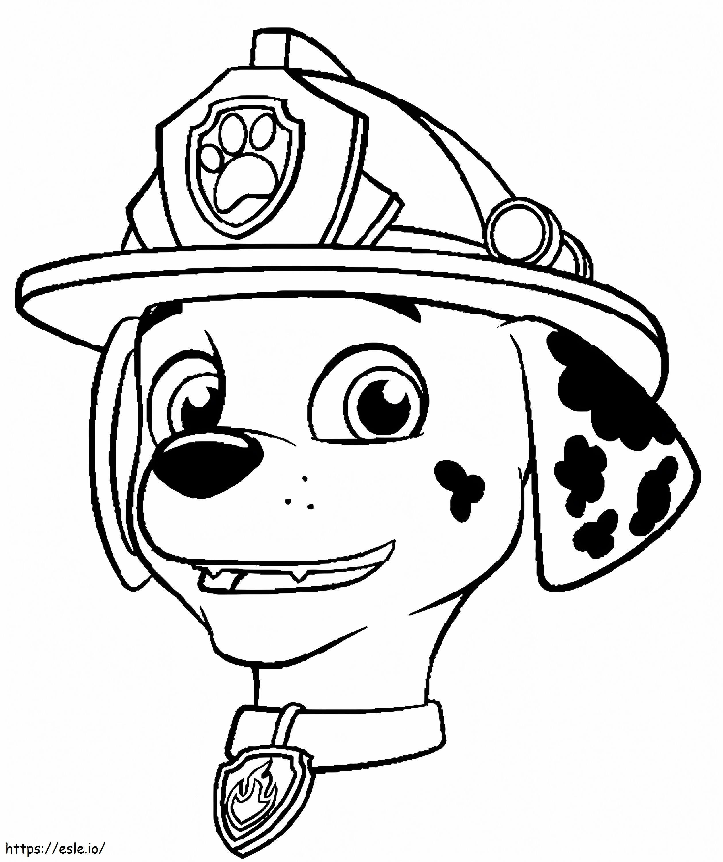 Marshall Head coloring page