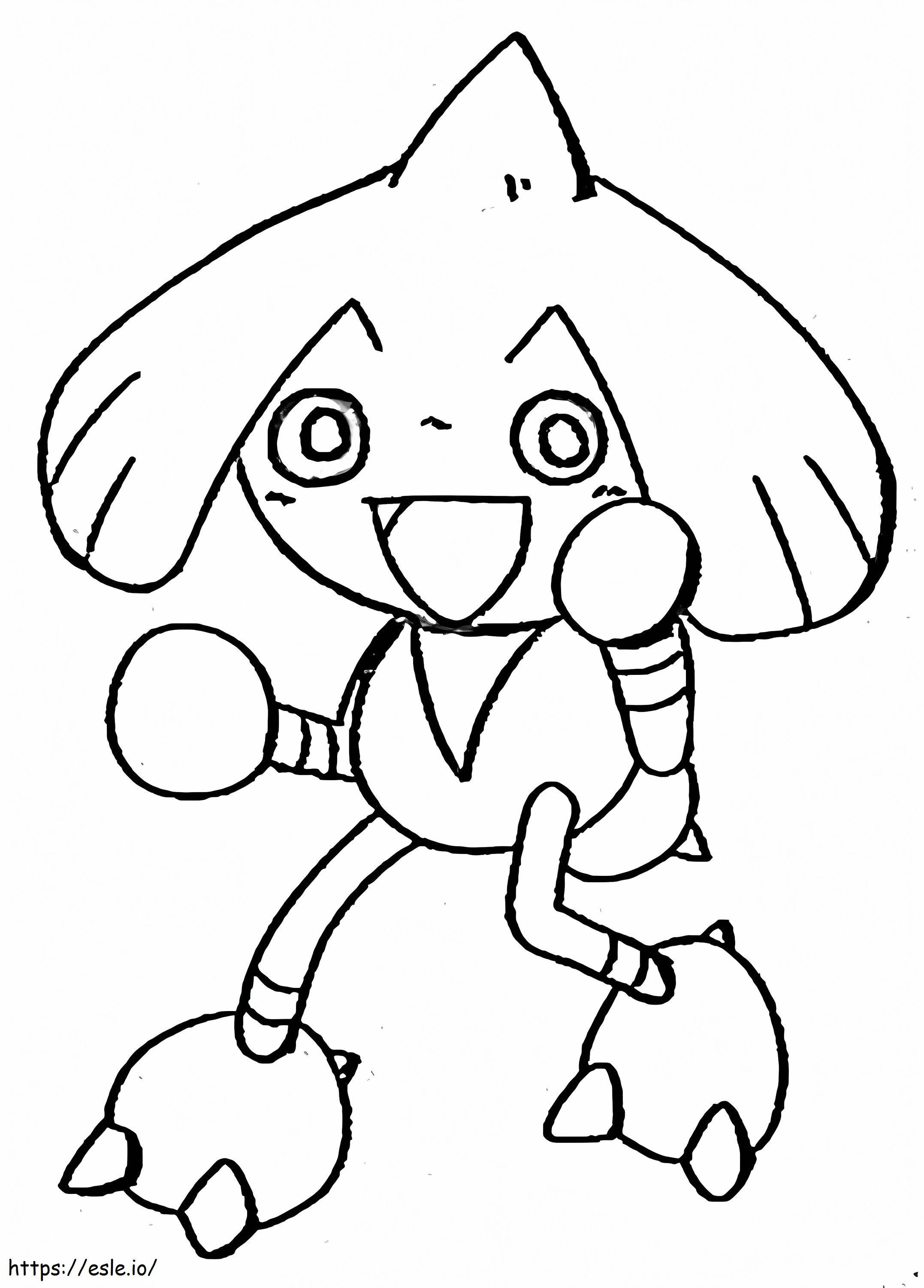 ハッピーヒットモントップ ぬりえ - 塗り絵
