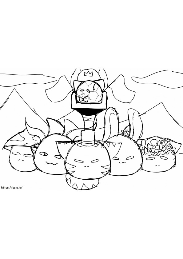 Slime Rancher 1 coloring page