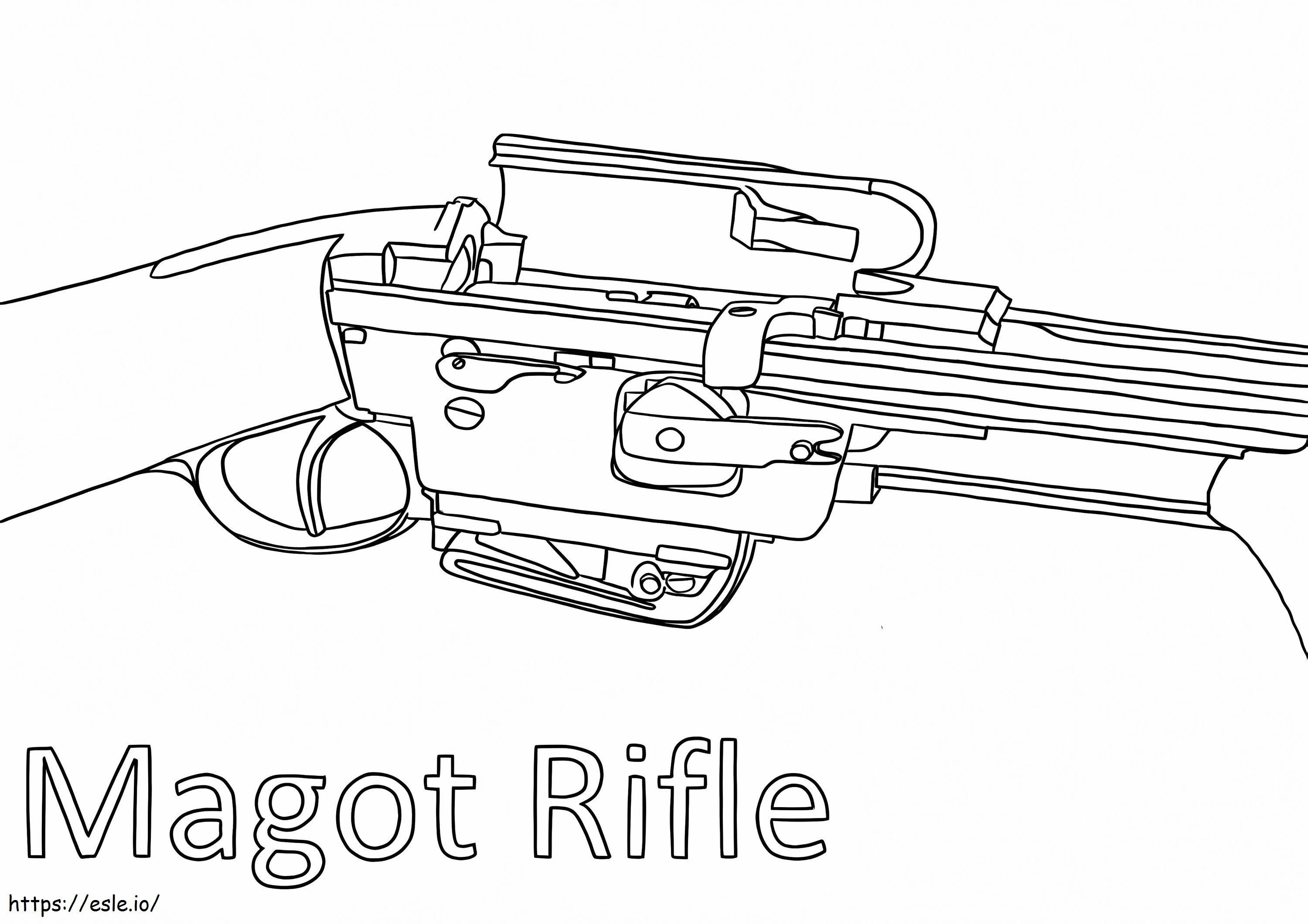 Magot-Gewehr ausmalbilder