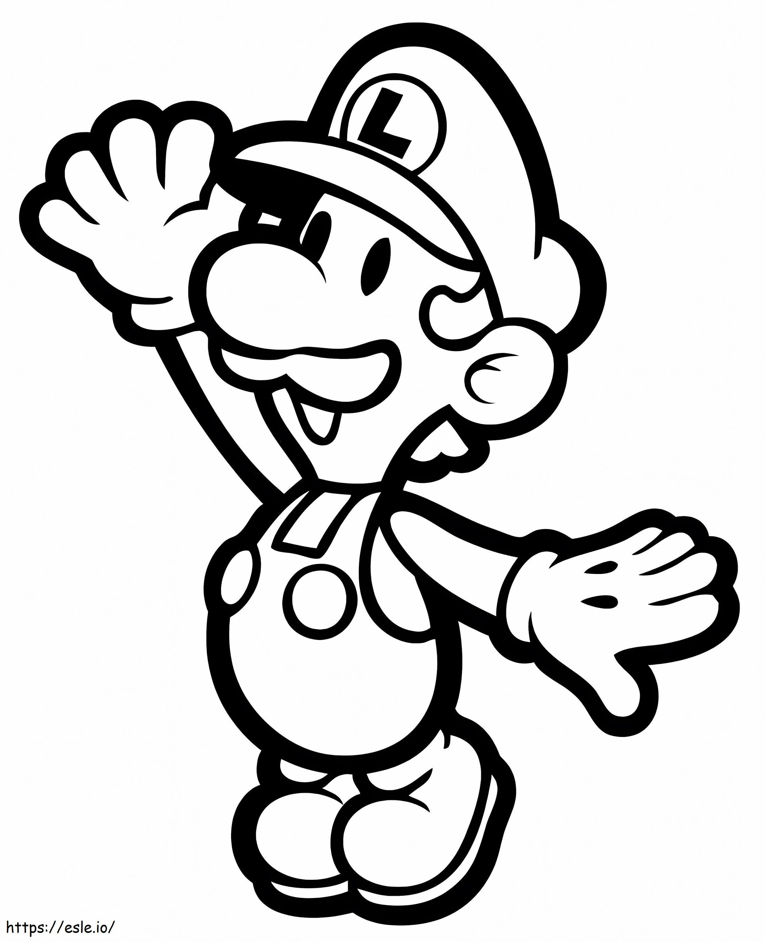 Louis De Super Mario coloring page