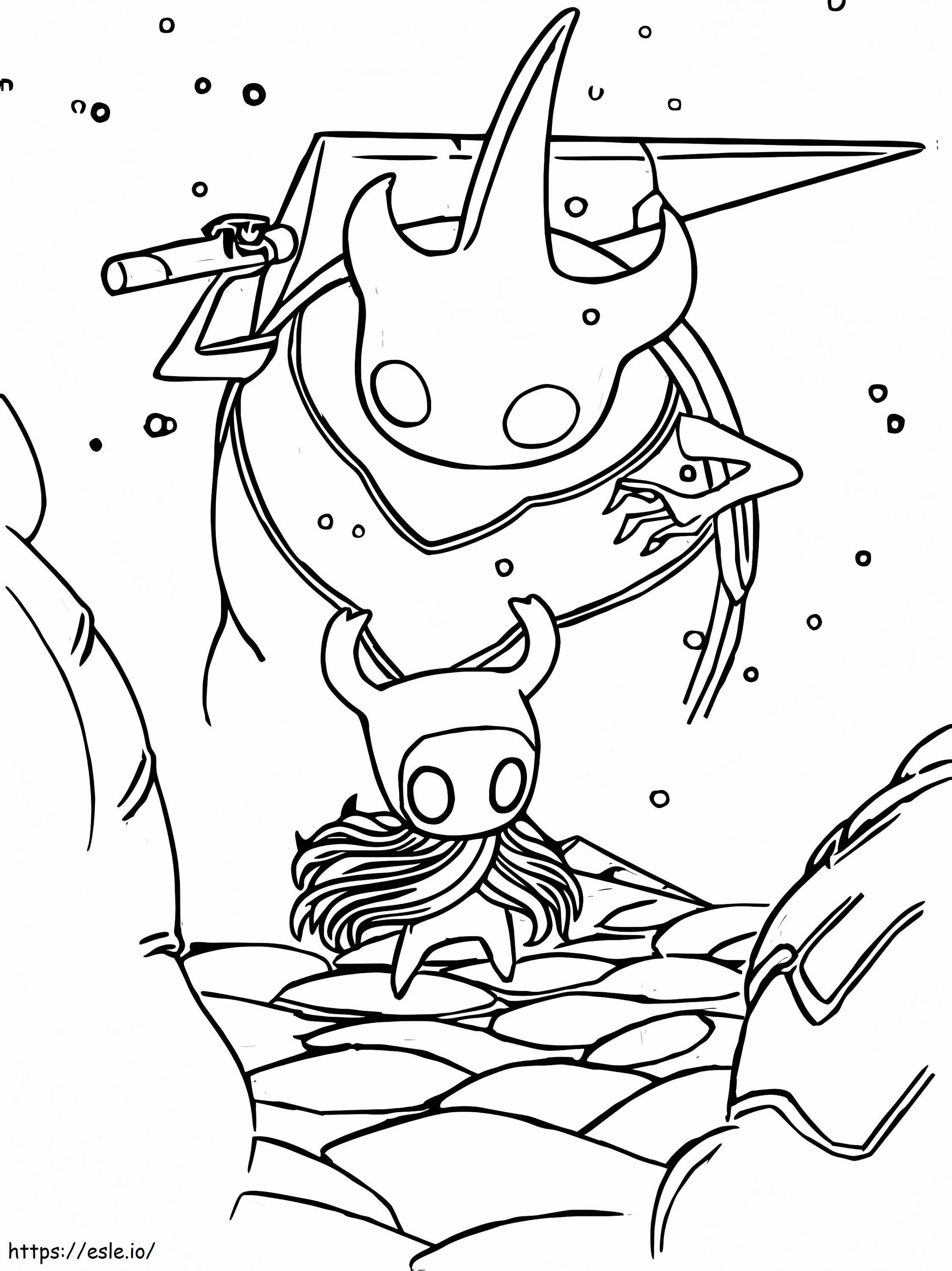 Free Hollow Knight coloring page
