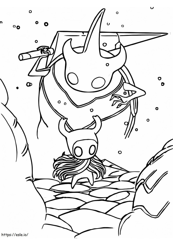 Free Hollow Knight coloring page