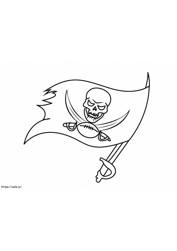 Free Tampa Bay Buccaneers coloring page