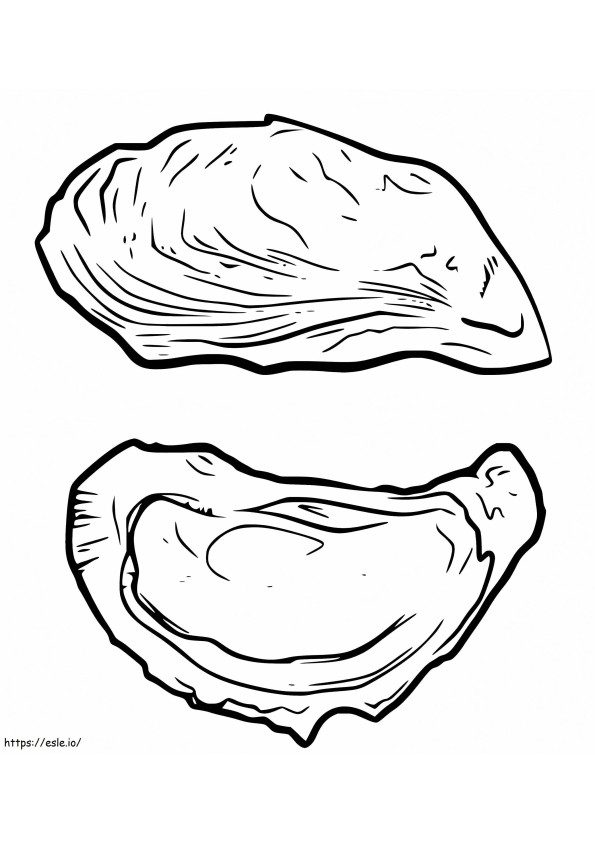 Austernschalen ausmalbilder