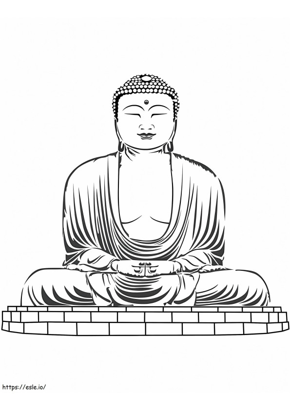 Budha 3 Gambar Mewarnai
