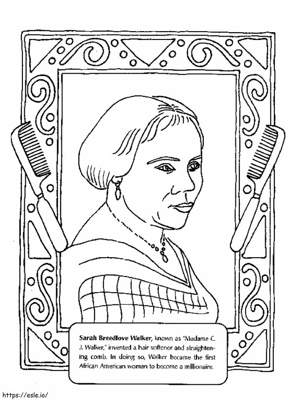 Black History Month 2 coloring page