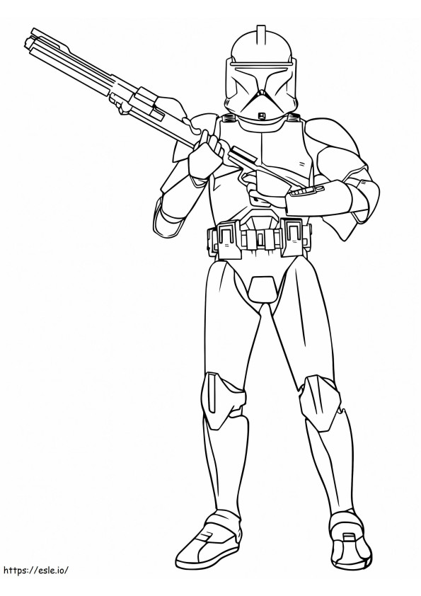 Boba Fett coloring page
