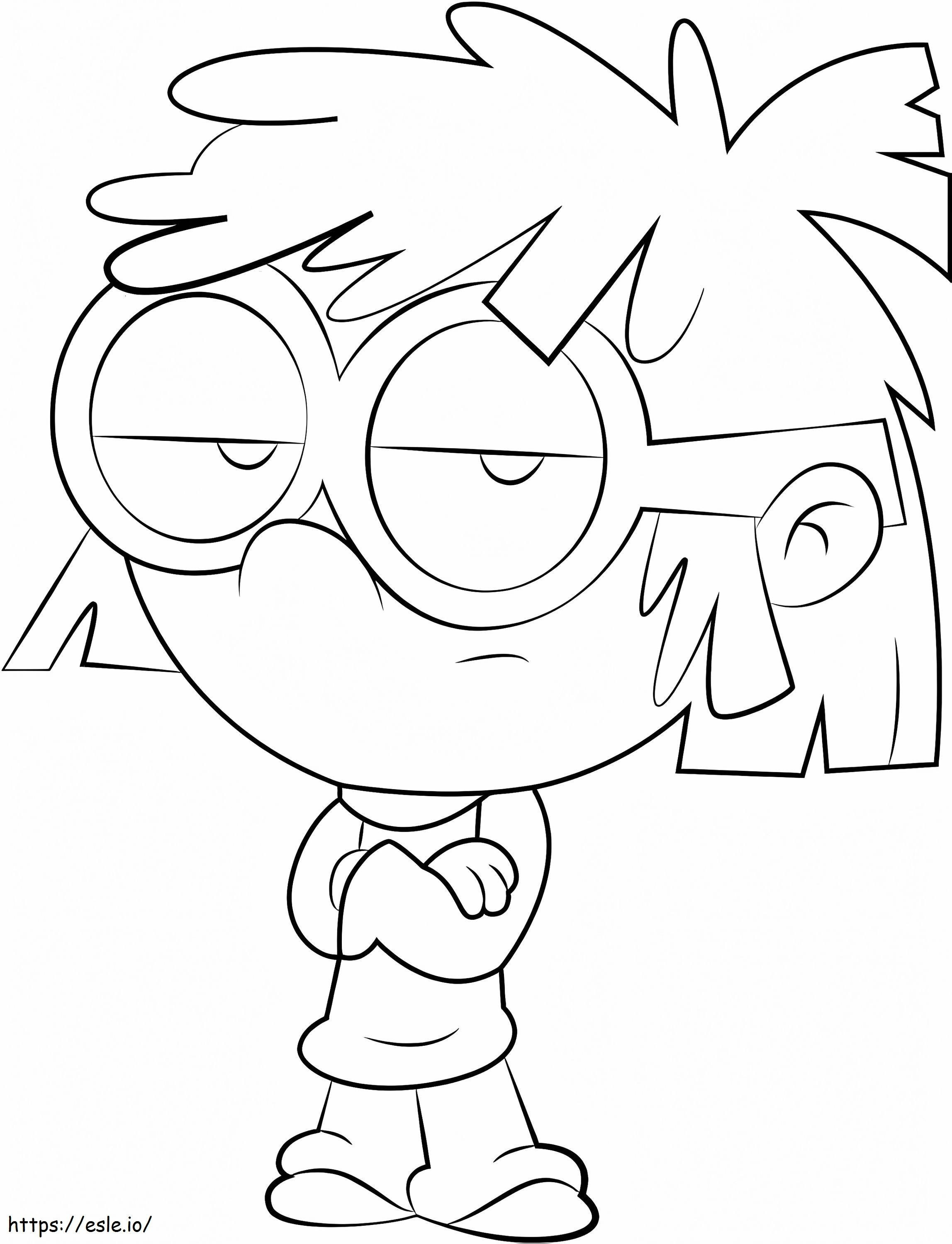 Coldly Lisa Loud coloring page