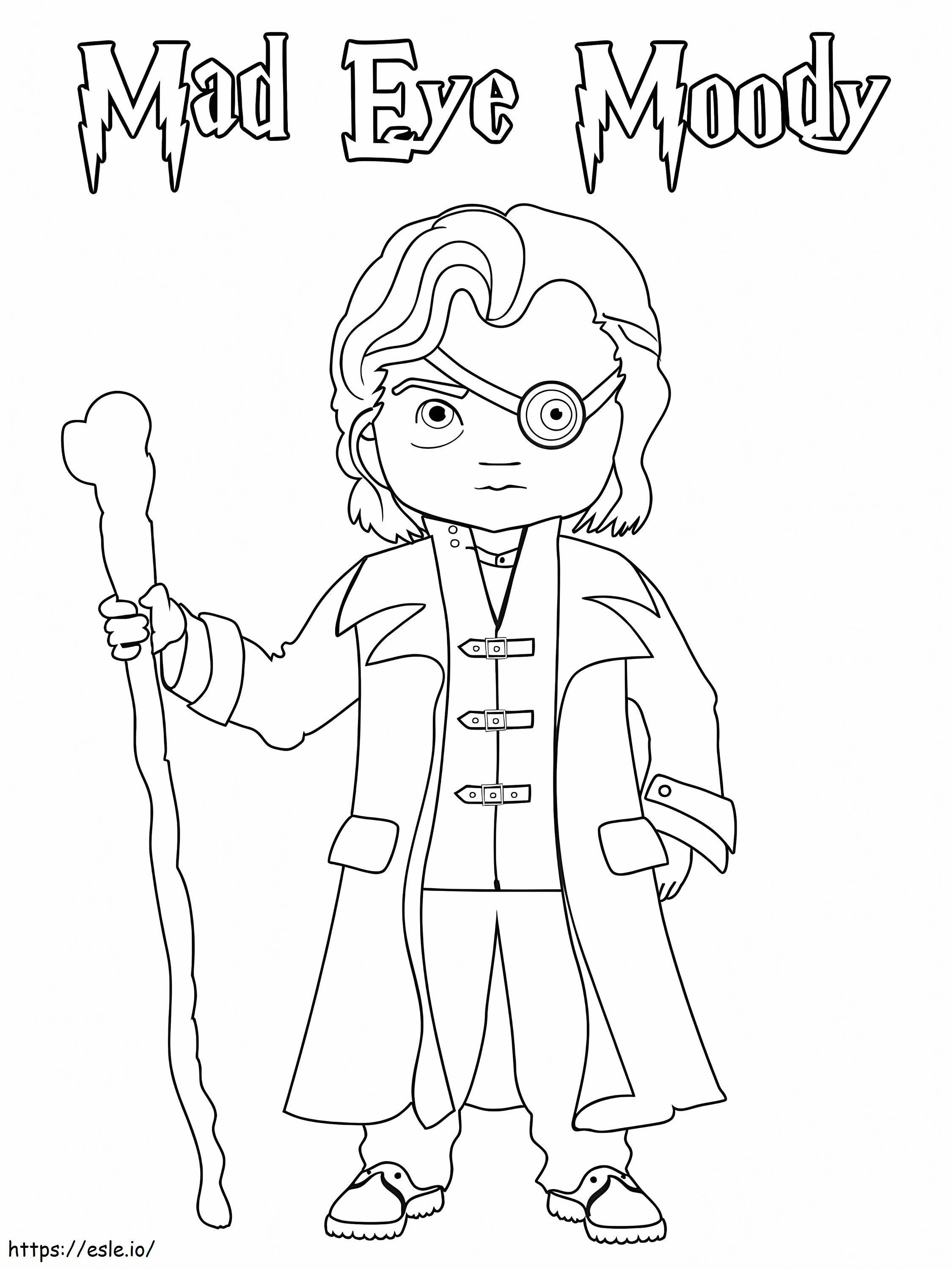 Mad Eye Moody coloring page