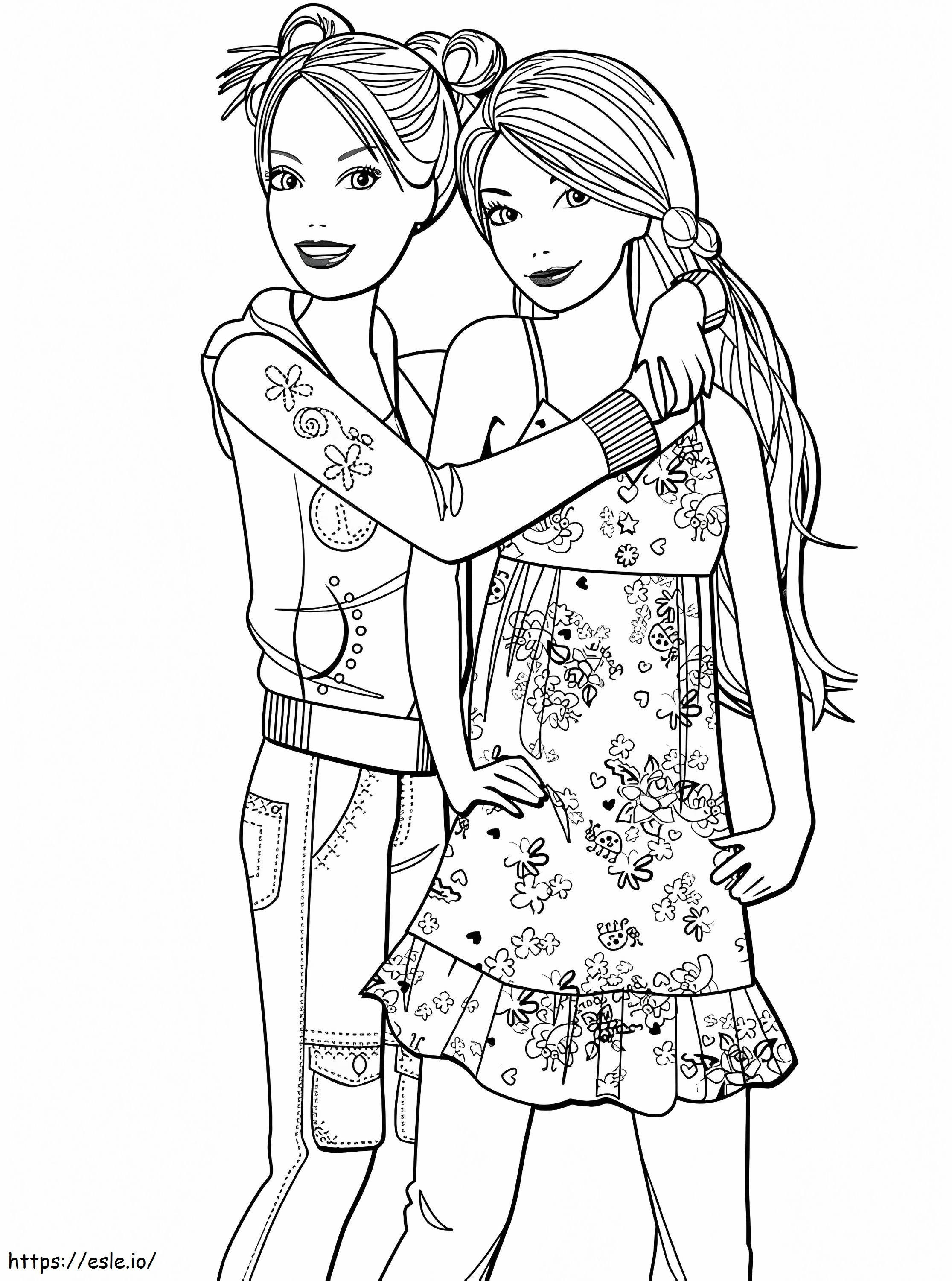 Best Friends 2 coloring page