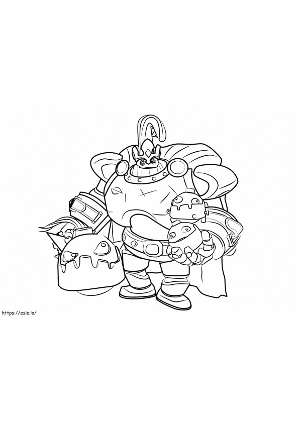Bomb King From Paladins coloring page