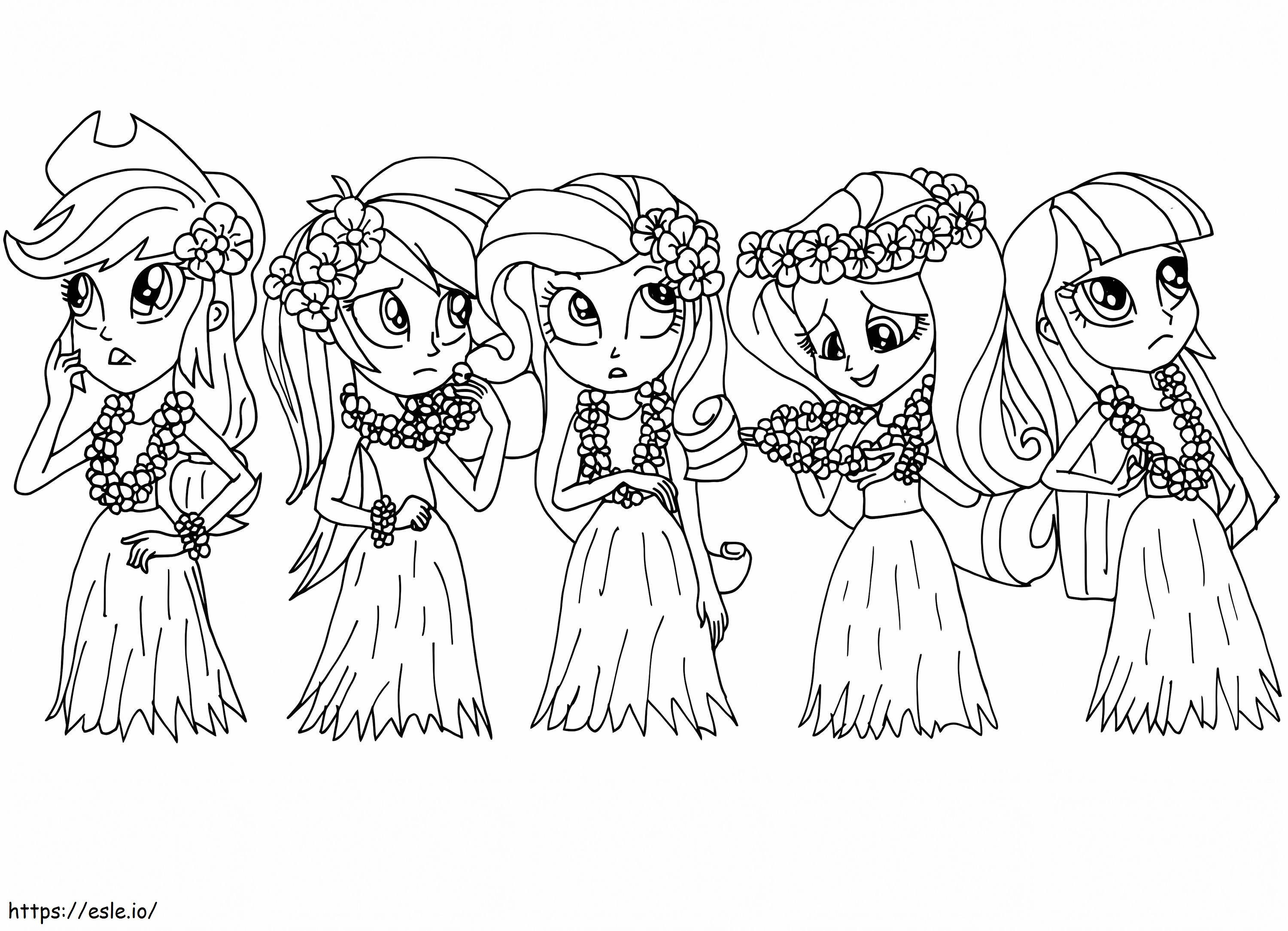 Equestria Girls 18 coloring page