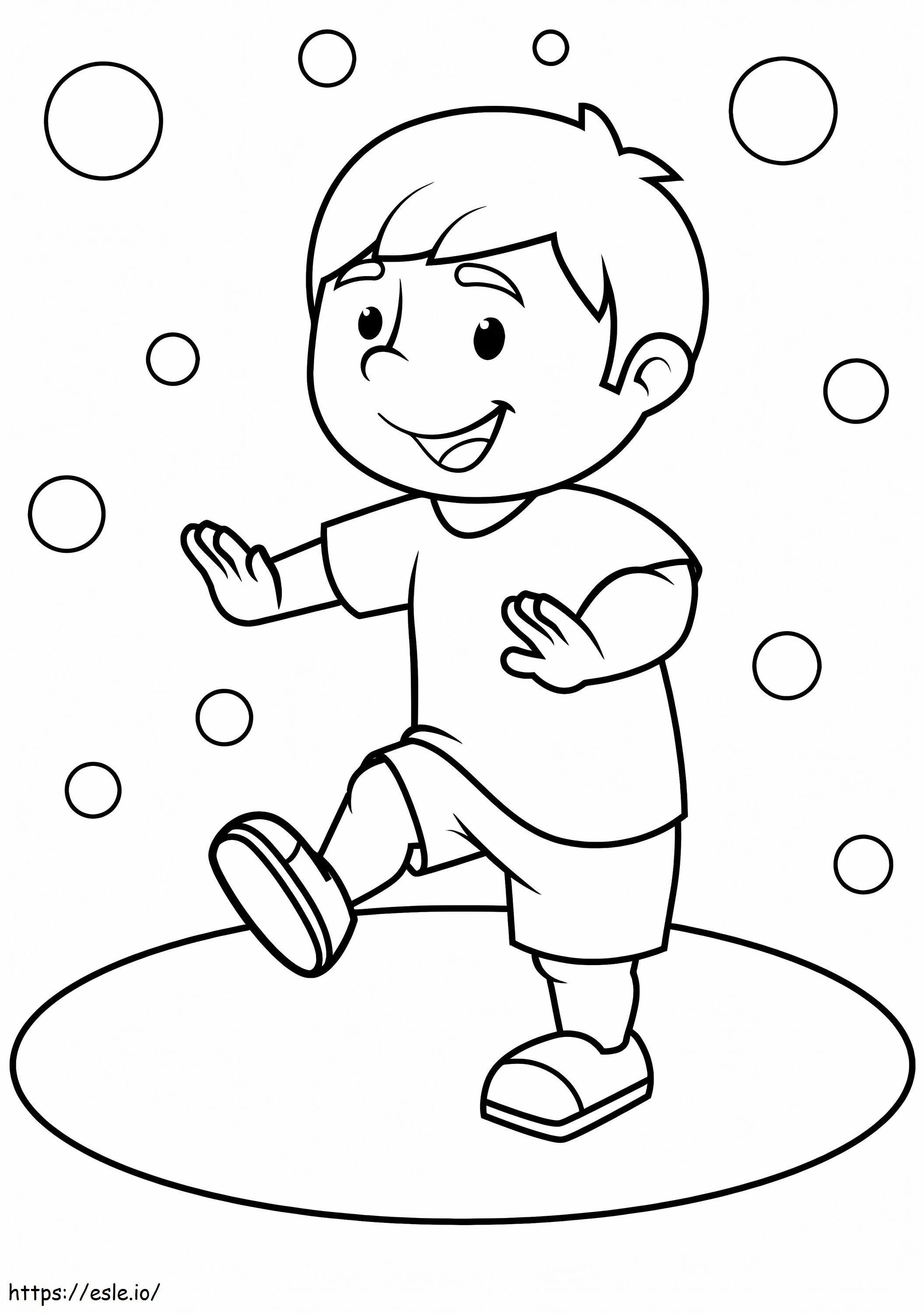 Little Dancer coloring page