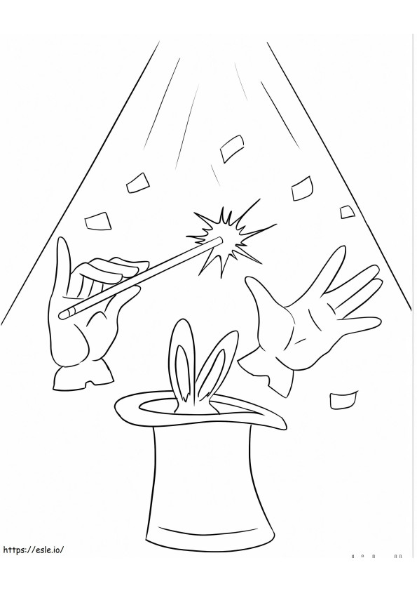 Magic Hands coloring page