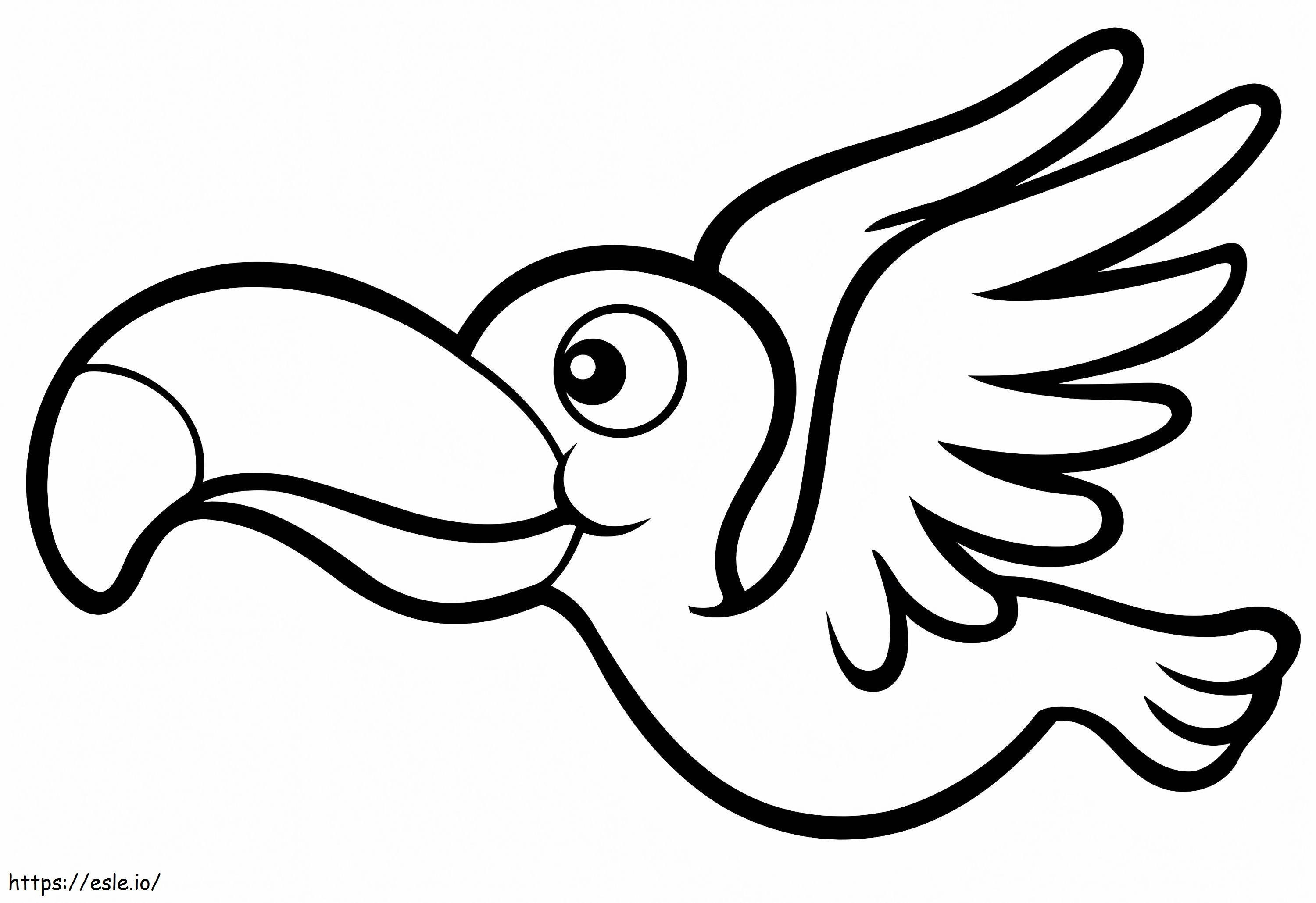 Coloriage Un toucan à imprimer dessin