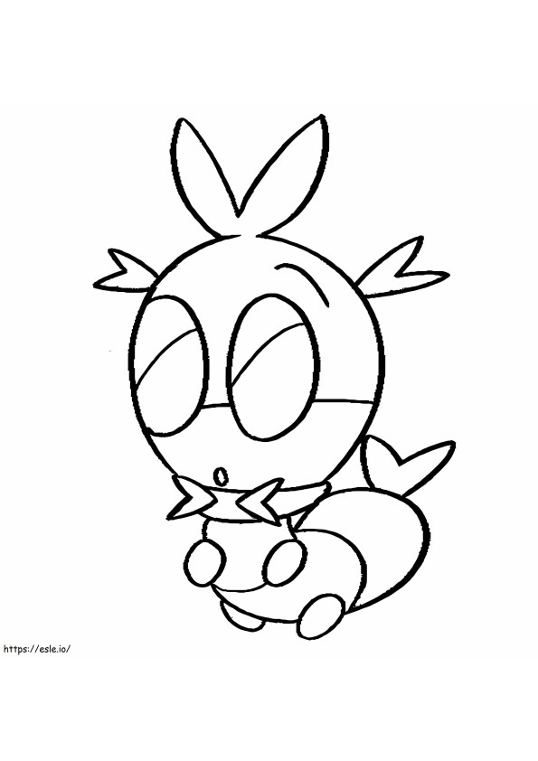 Pokemon Blipbug da colorare