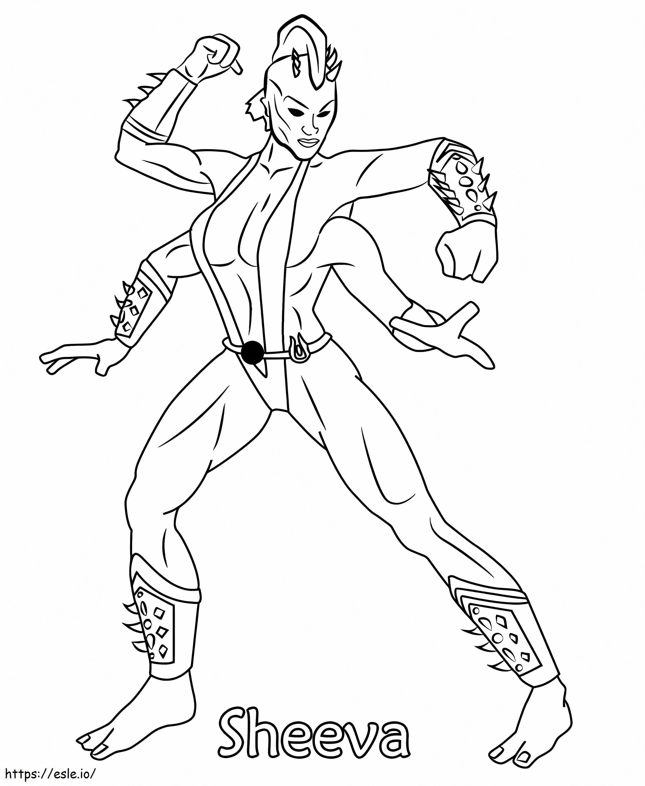 Sheeva Mortal Kombat kifestő